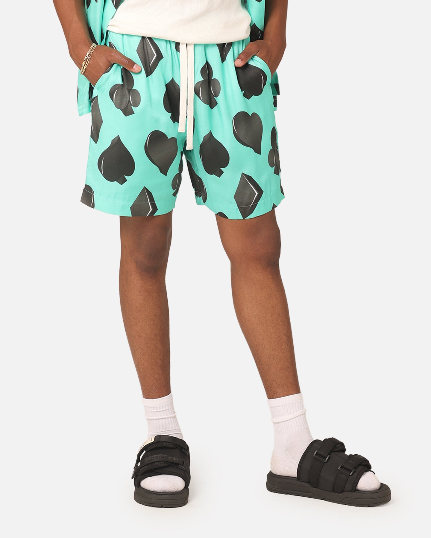 99 Cabana Four Suits Shorts Teal/Black