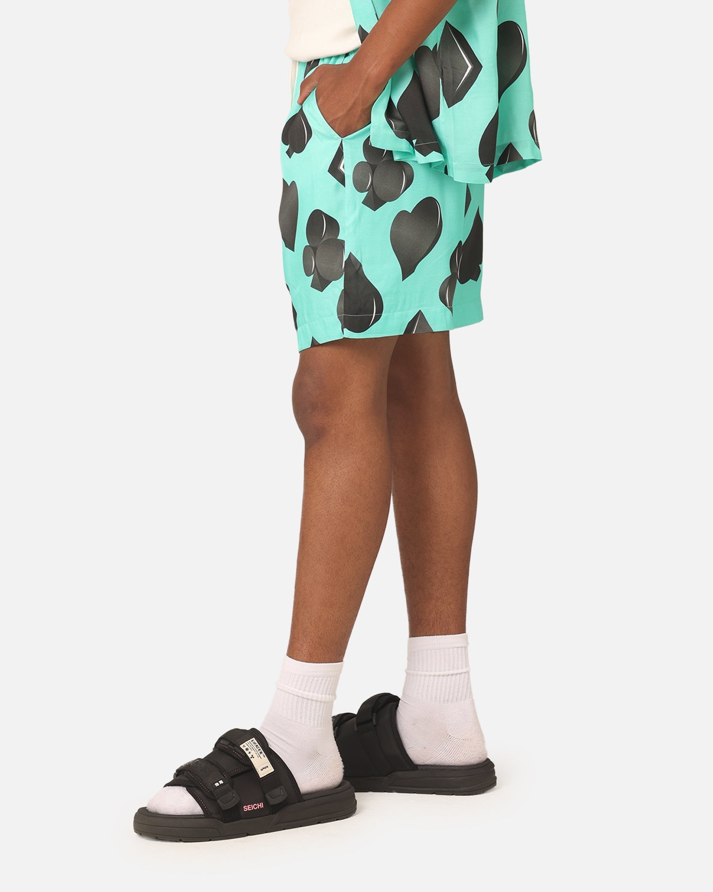 99 Cabana Four Suits Shorts Teal/Black