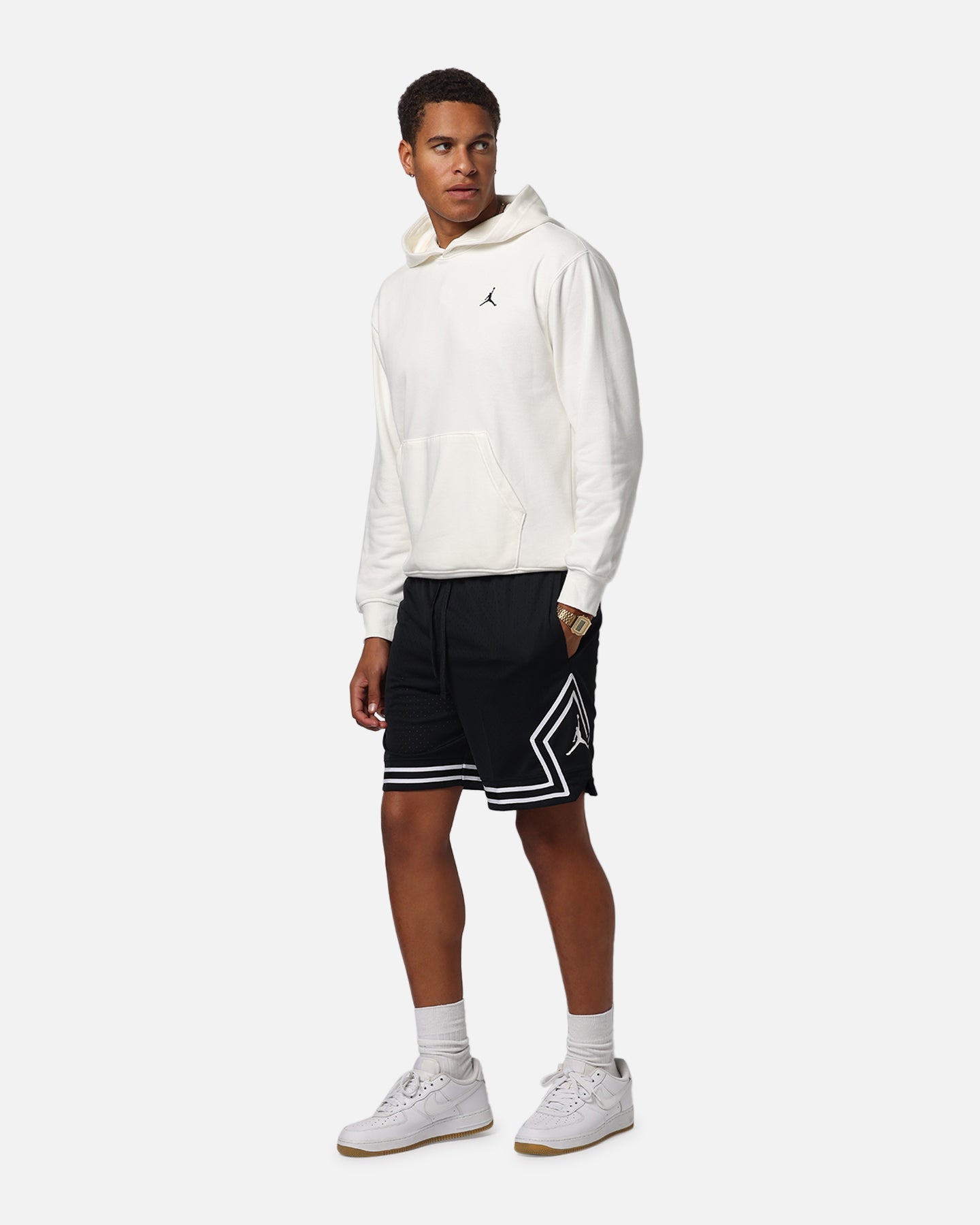 Jordan Dri-FIT Sport Diamond Shorts Black/White/White