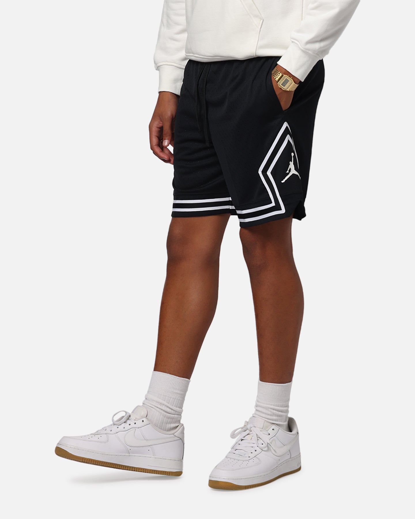 Jordan Dri-FIT Sport Diamond Shorts Black/White/White