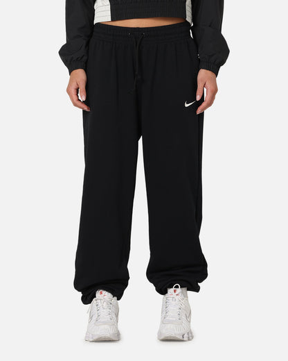 Nike Women's Sportswear Phoenix Fleece Oversized French Terry Sweatpants Black/Sail