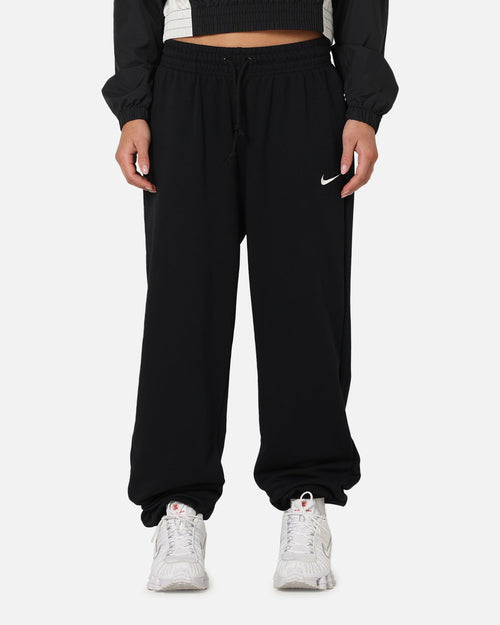 Nike Women's Sportswear Phoenix Fleece Oversized French Terry Sweatpants Black/Sail
