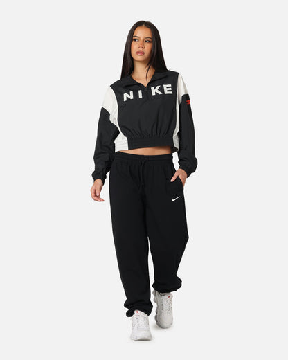 Nike Women's Sportswear Phoenix Fleece Oversized French Terry Sweatpants Black/Sail