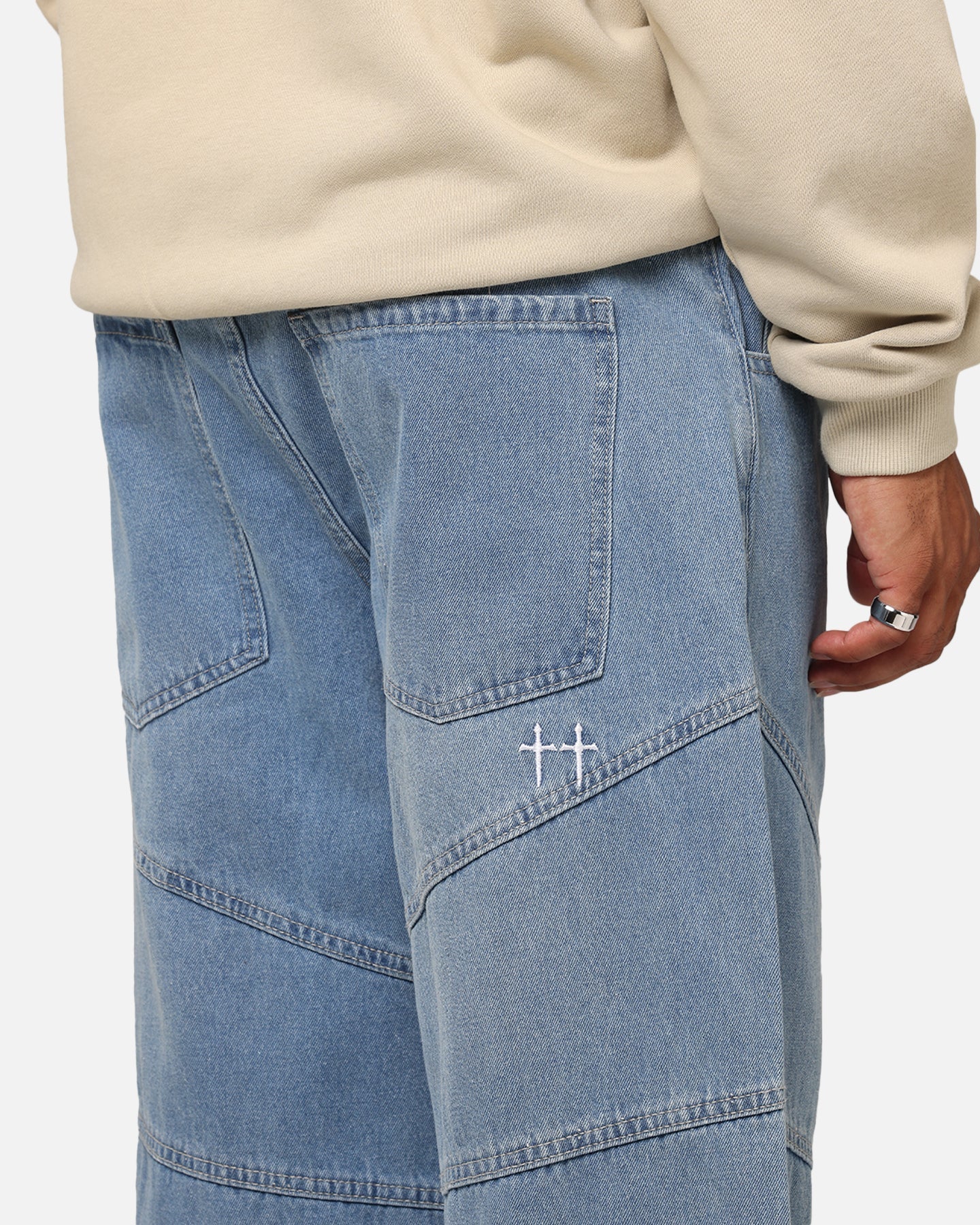 Saint Morta Amplus Armoury Jeans Mid Blue
