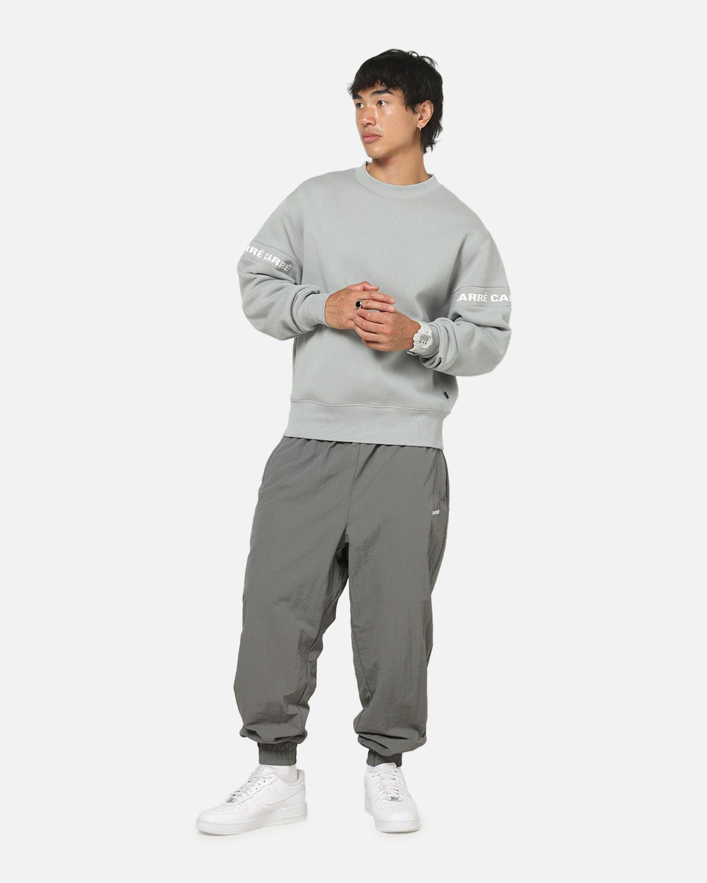 Carre Star Shooter Track Pants Grey Marle