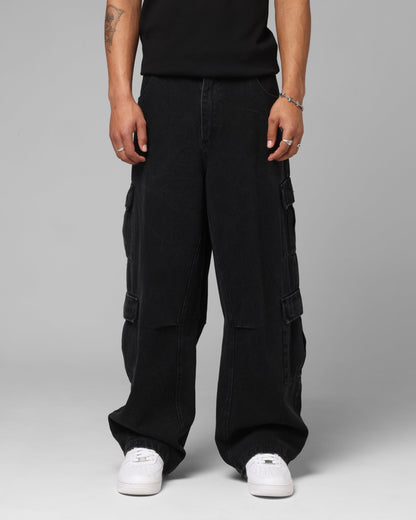 Loiter F-16 Balloon Cargo Pants Black
