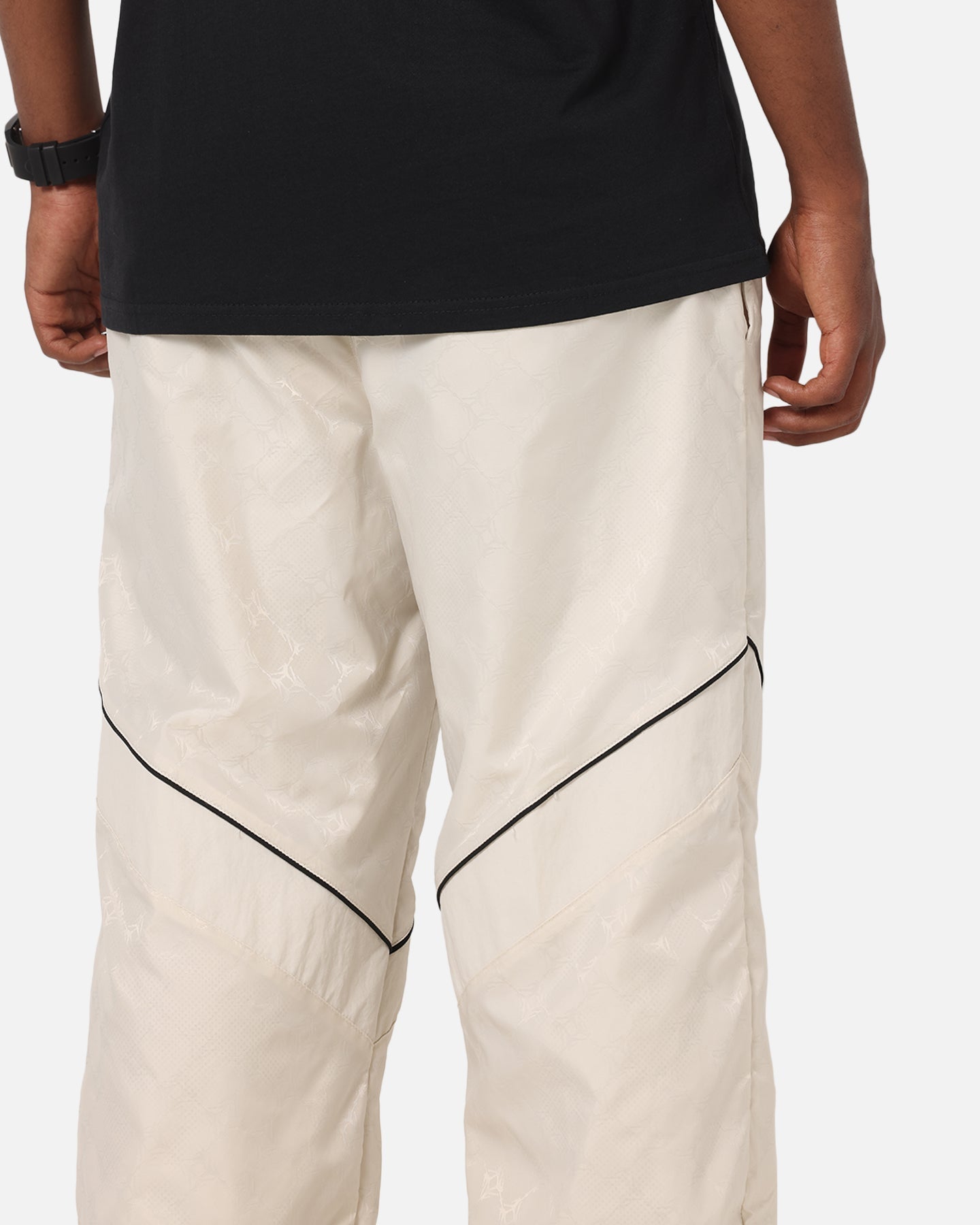 Jordan Brooklyn Printed Draft Pants Lt Orewood Brown