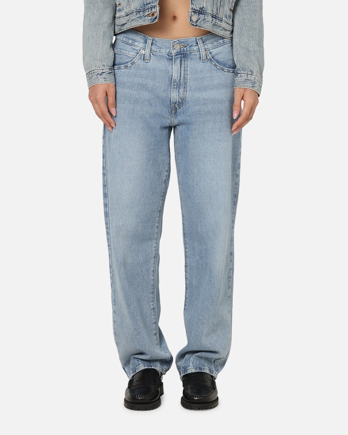 Levi Strauss And Co Women's '94 Baggy Denim Jeans Blue