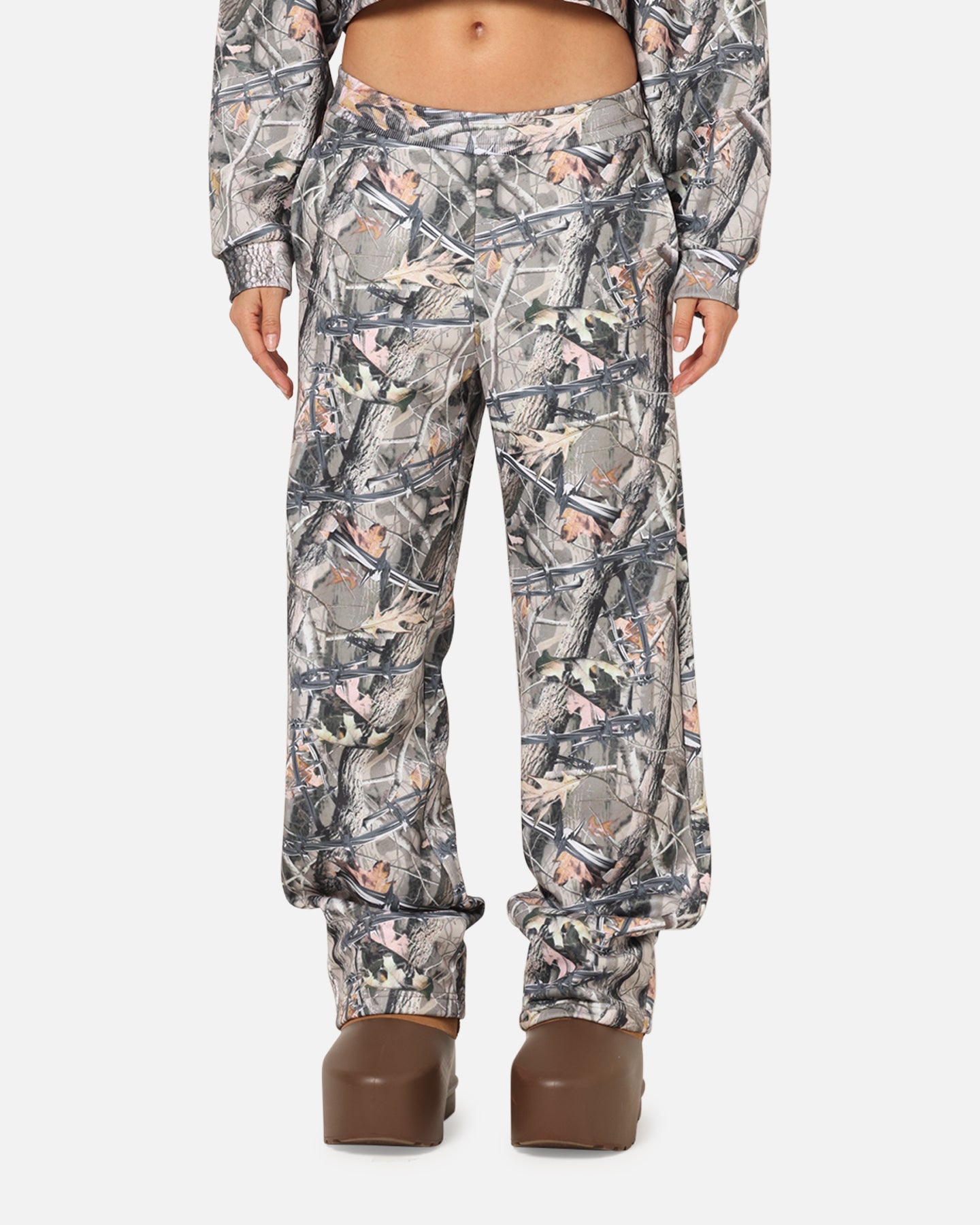 Ed Hardy Women's Camouflage Trackpants Real Tree Camo