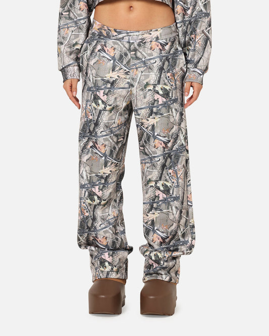 Ed Hardy Women's Camouflage Trackpants Real Tree Camo