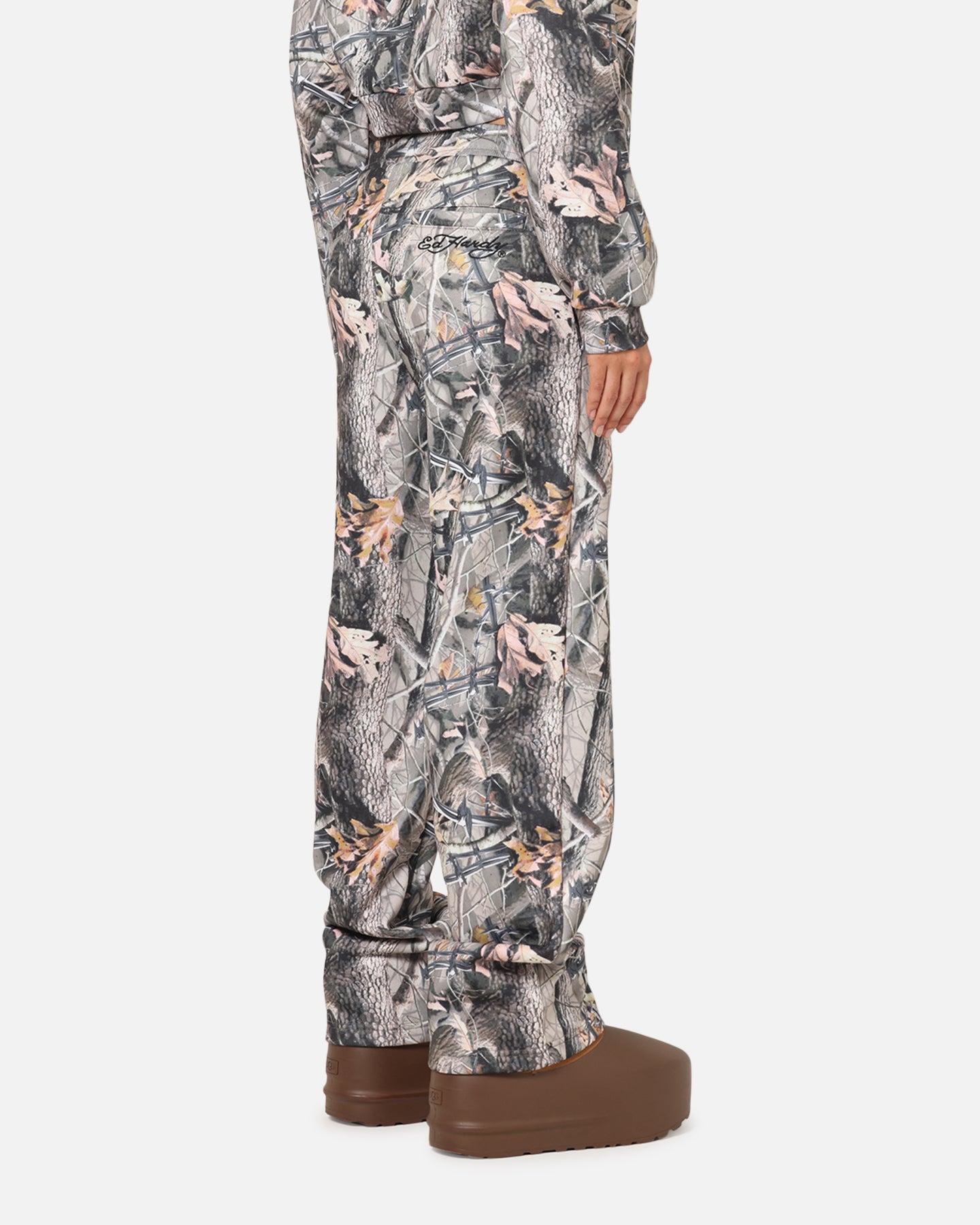 Ed Hardy Women's Camouflage Trackpants Real Tree Camo
