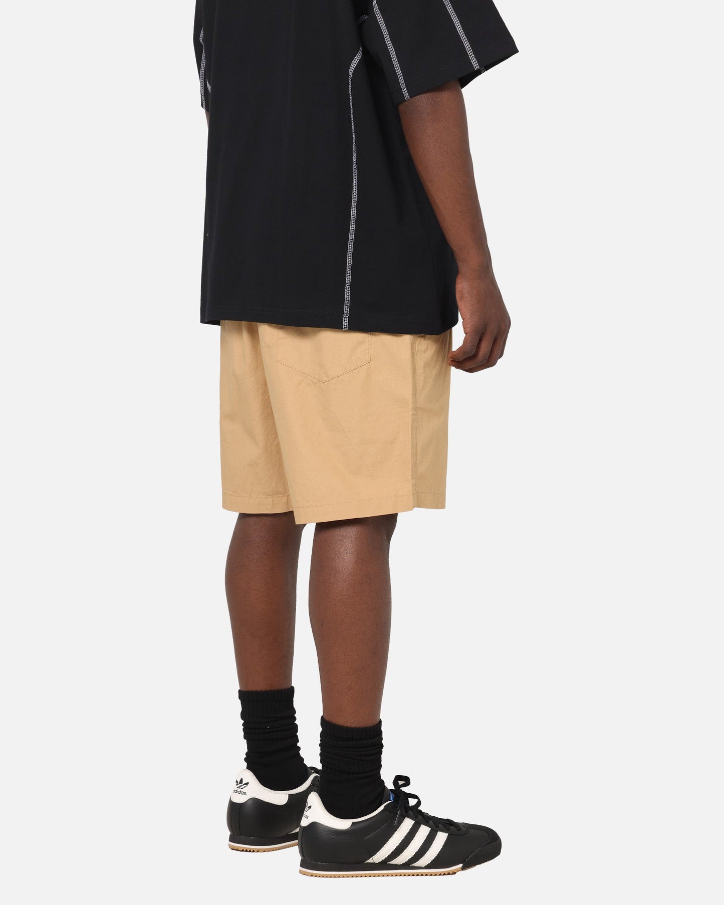 Carre Da Script Beach Shorts Tan
