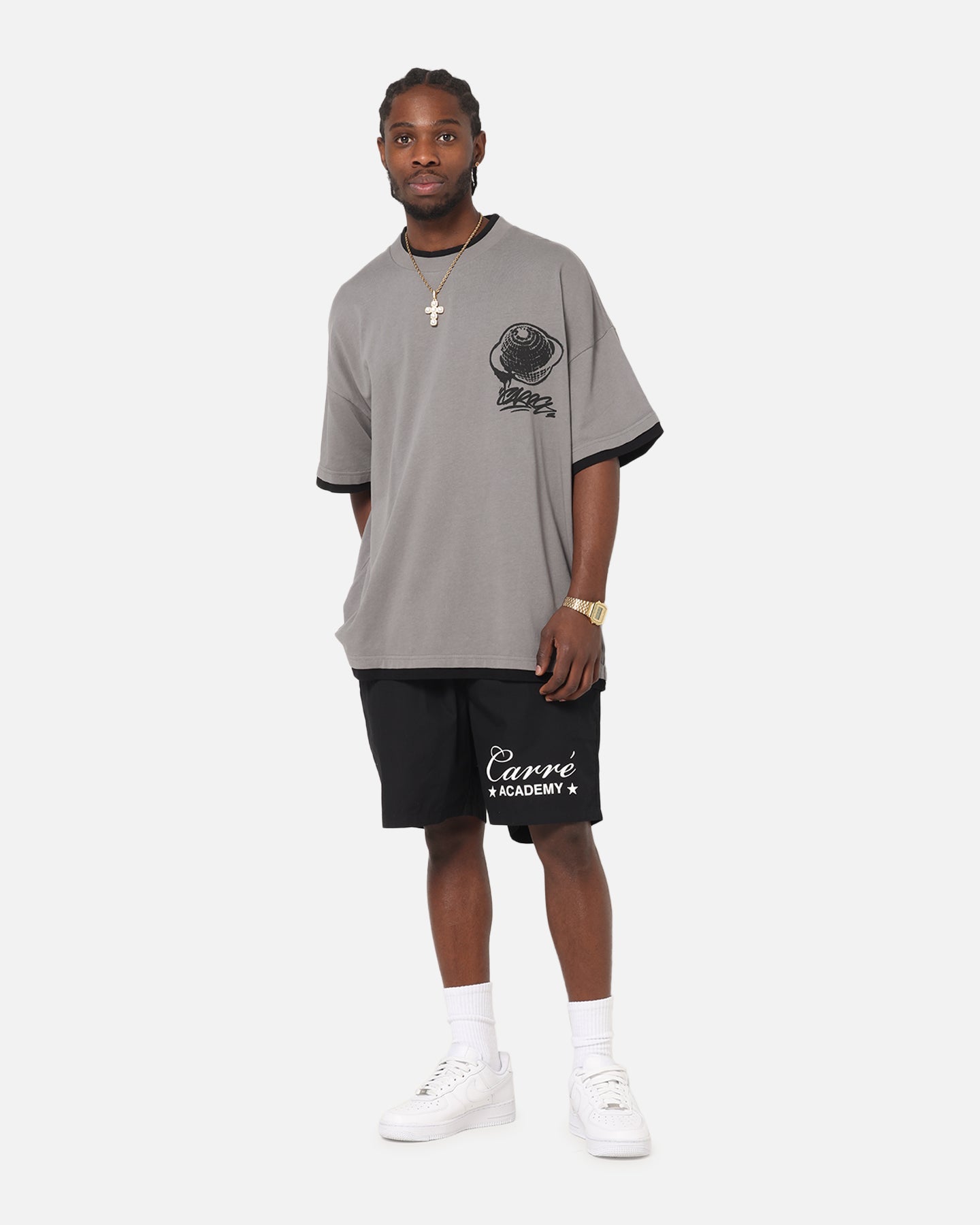 Carre Star Academy Beach Shorts Black