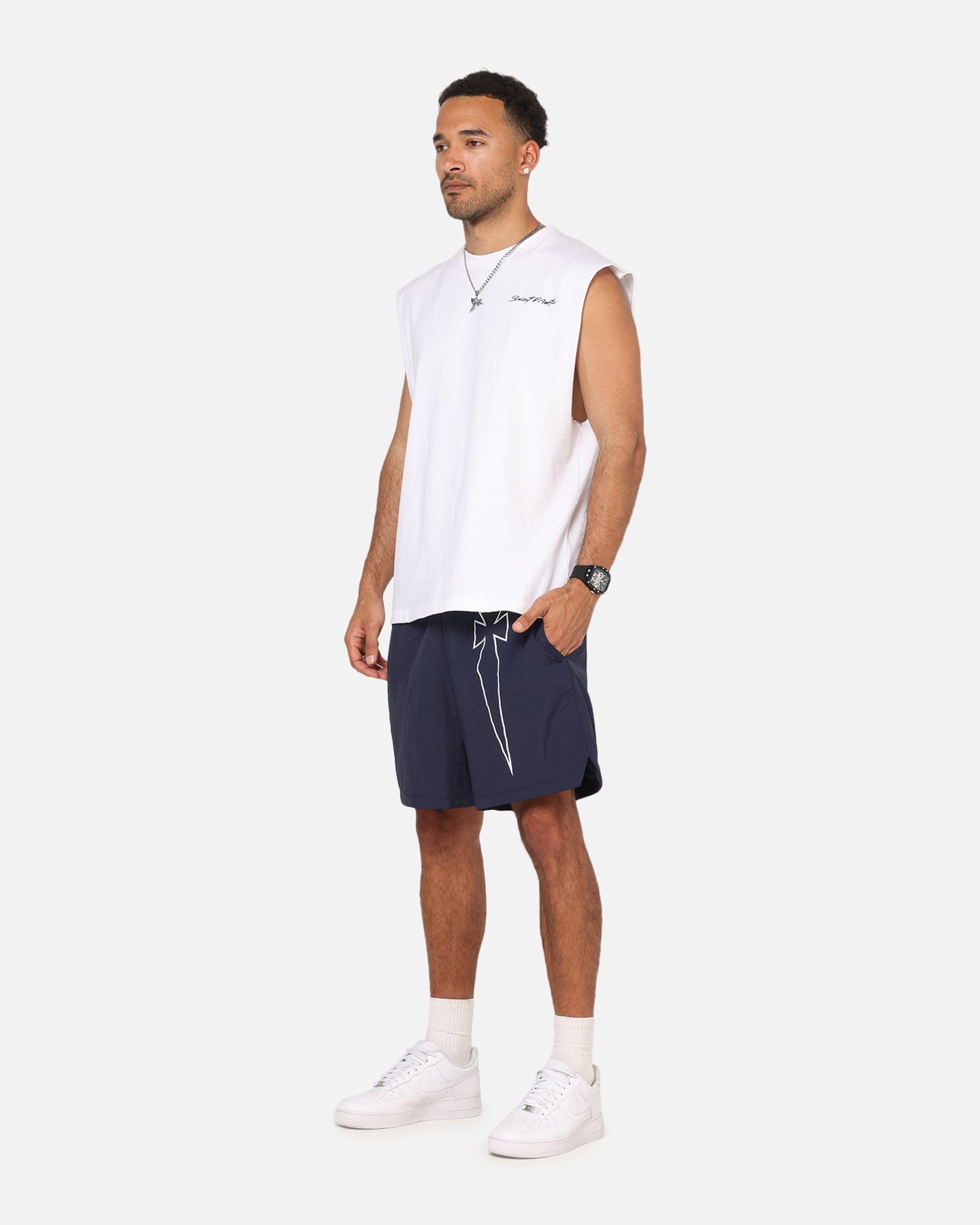 Saint Morta Dagger Sport Beach Shorts Dark Royal