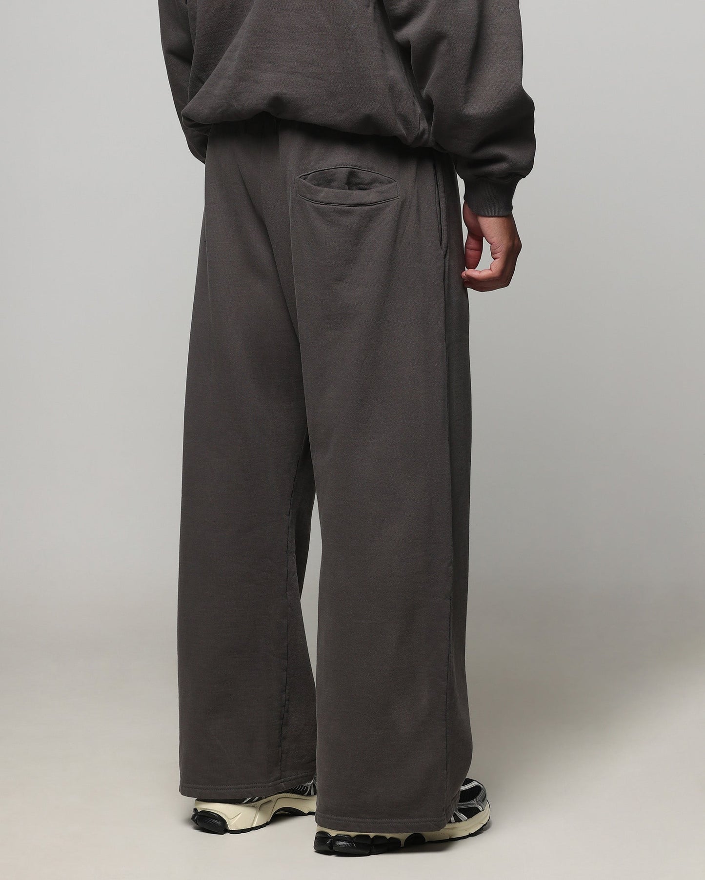 American Thrift Wide Leg Pants Washed Charcoal
