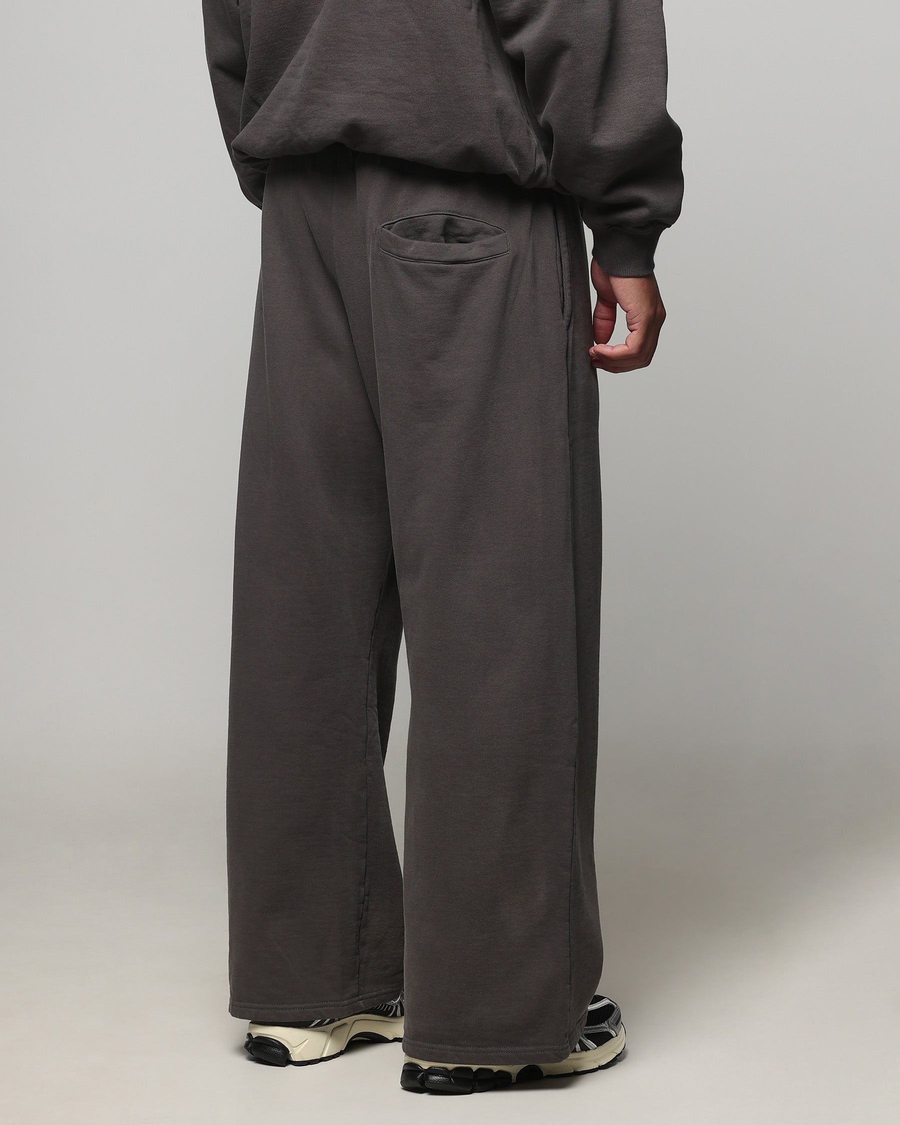 American Thrift Wide Leg Pants Washed Charcoal