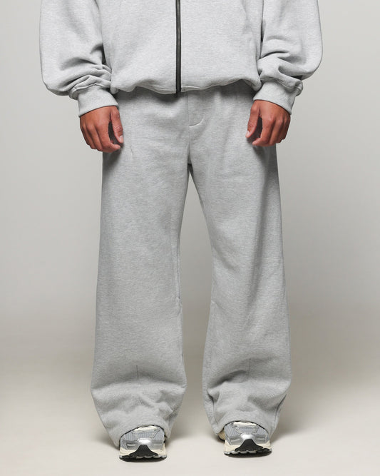 American Thrift Wide Leg Pants Grey Heather