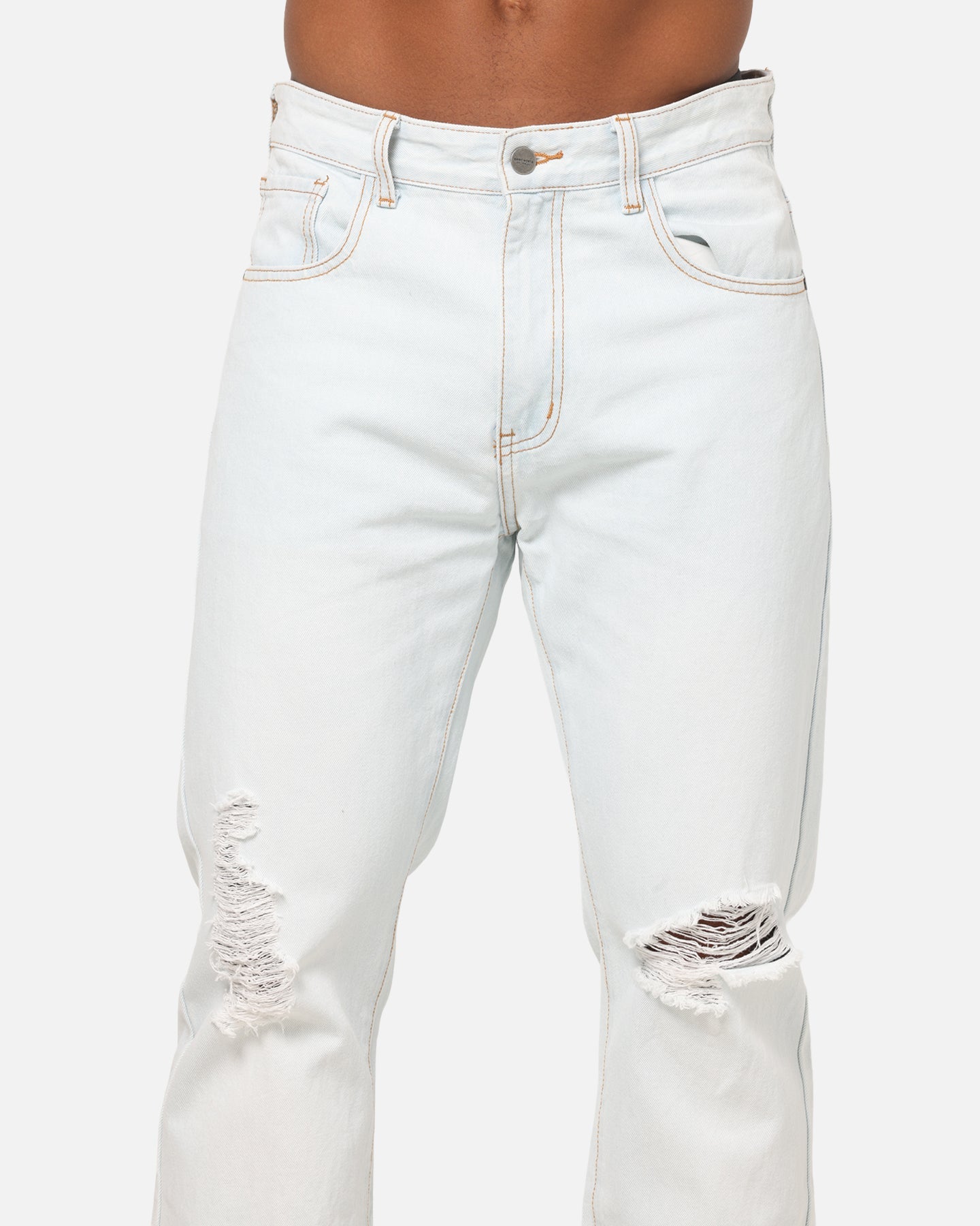 Saint Morta Verra Distressed Jeans Blue Dawn