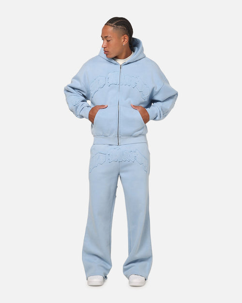 Ed Hardy Fray Track Pants Blue
