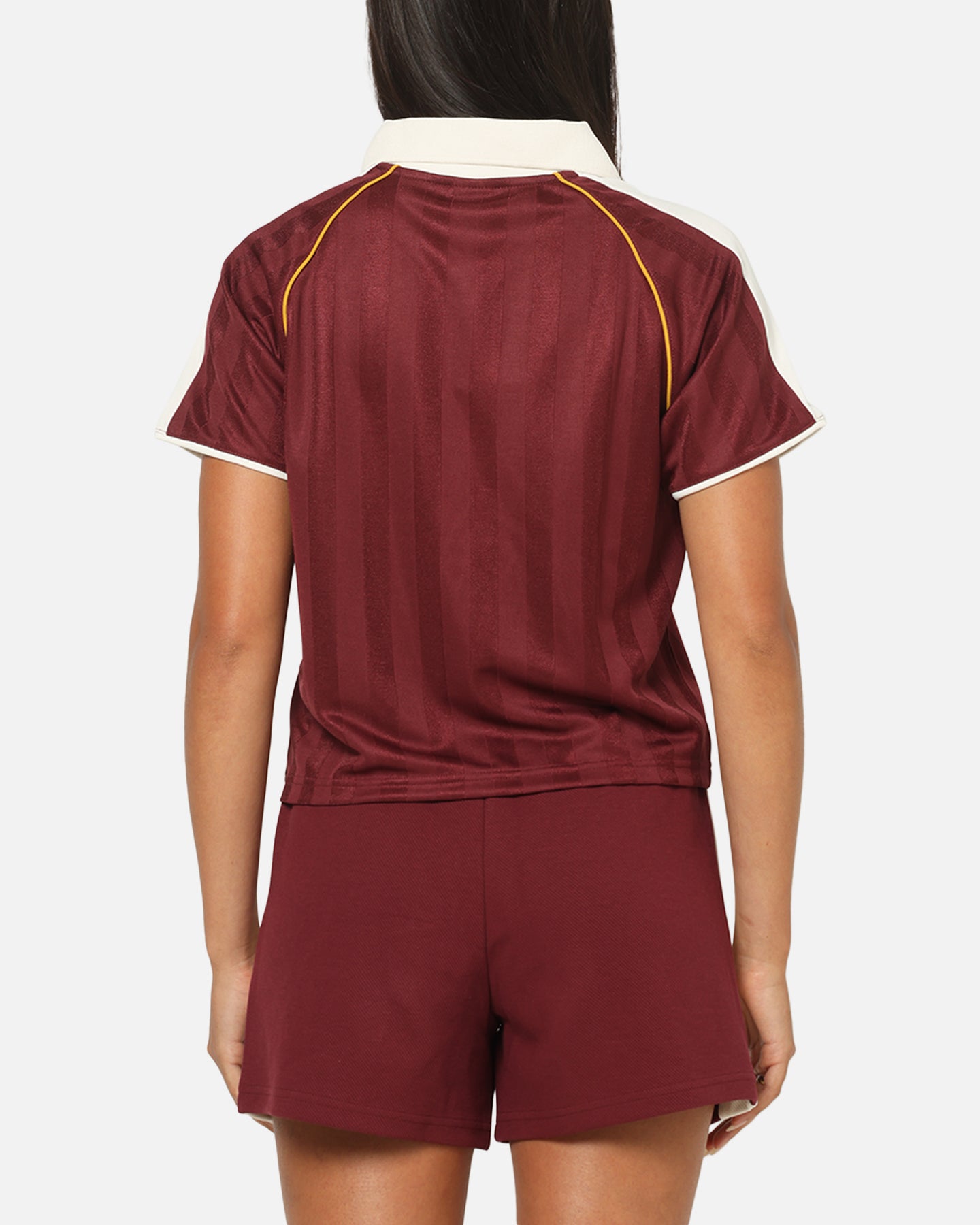 Puma Women's T7 Relaxed Football Jersey T-Shirt Ruby