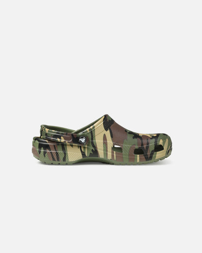 Crocs Camouflage Classic Clog Army Green