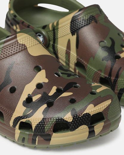 Crocs Camouflage Classic Clog Army Green