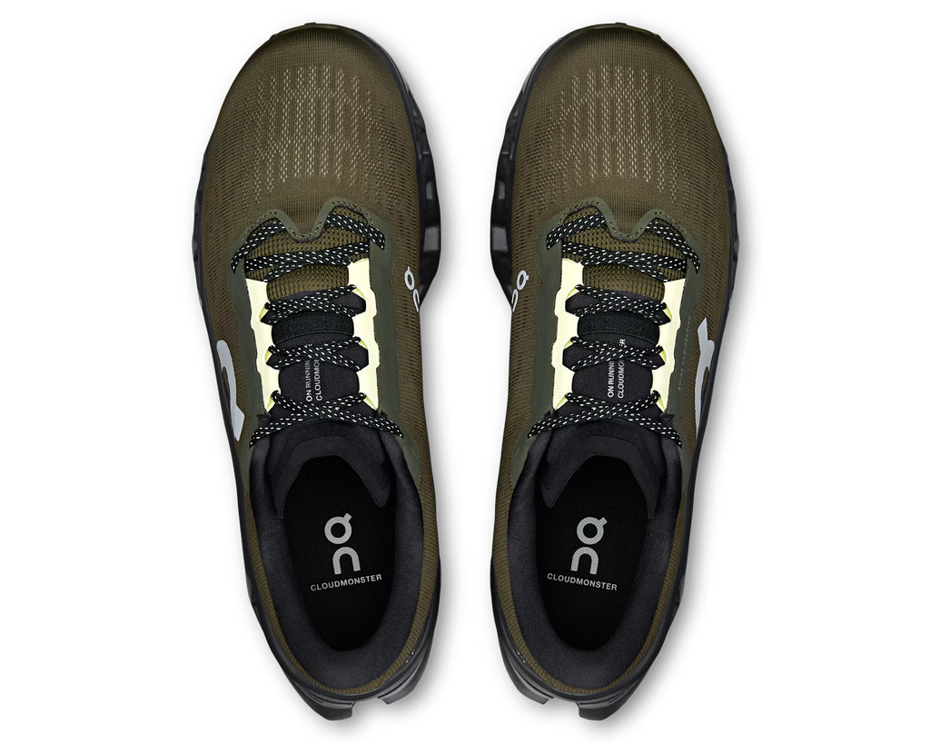 On Running Cloudmonster 3 Olive Eclipse