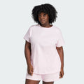 Women's adidas Essentials Linear Cotton Tee (Plus Size)