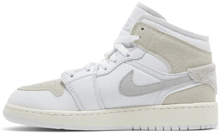 Nike Air Jordan 1 Mid Craft Tech Grey (GS)