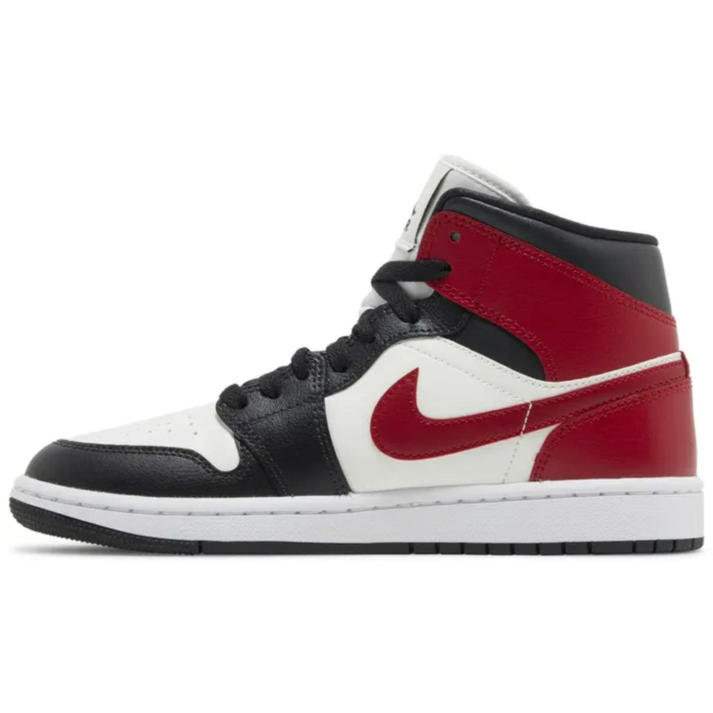 Nike Air Jordan 1 Mid Gym Red Off Noir (W)
