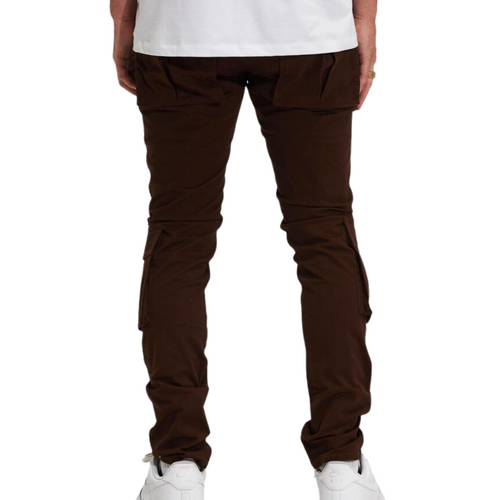Crysp Solo Cargo Pant (Brown Twill) - CRYSP231-104