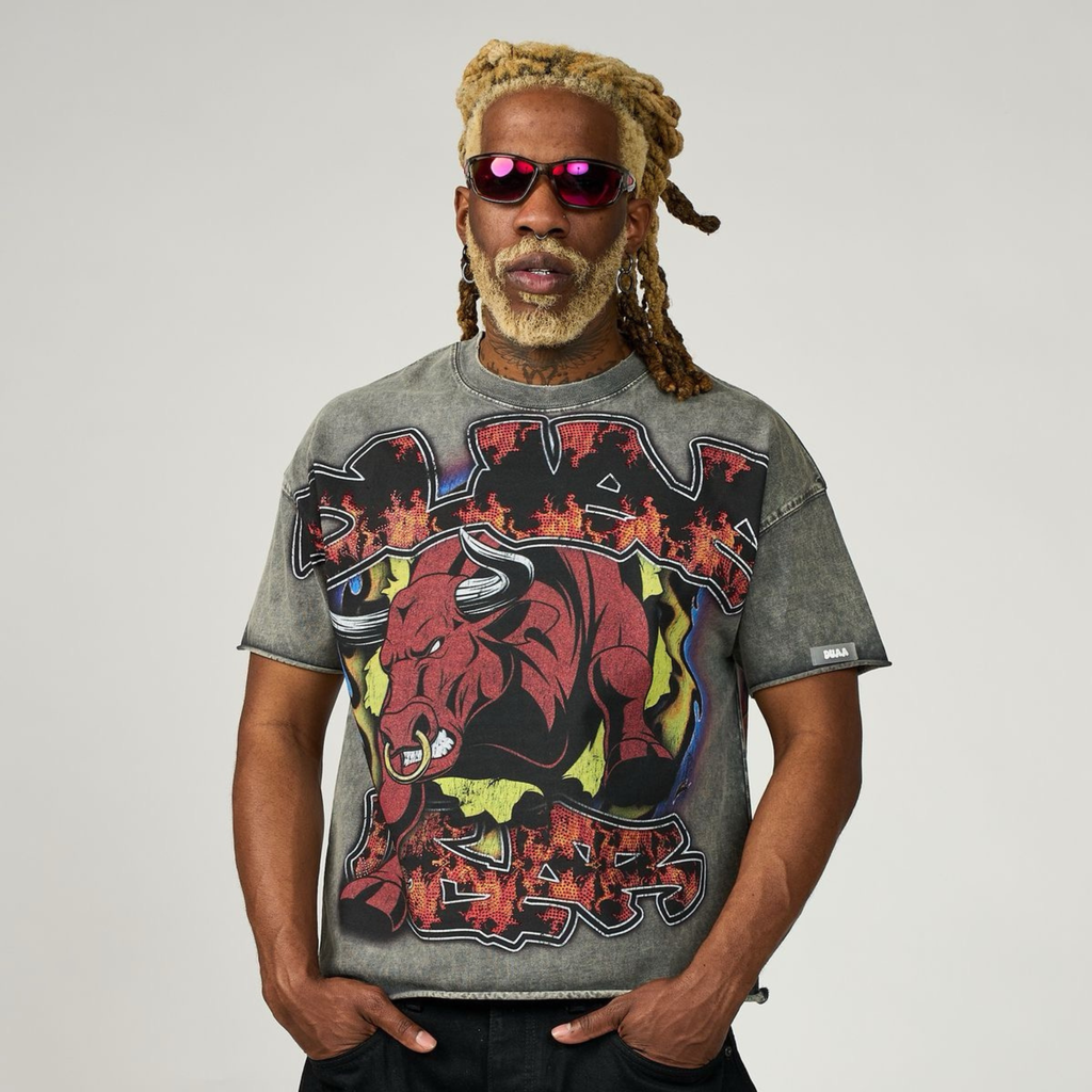 DUAA "Bullish" SS Tee (Grey)