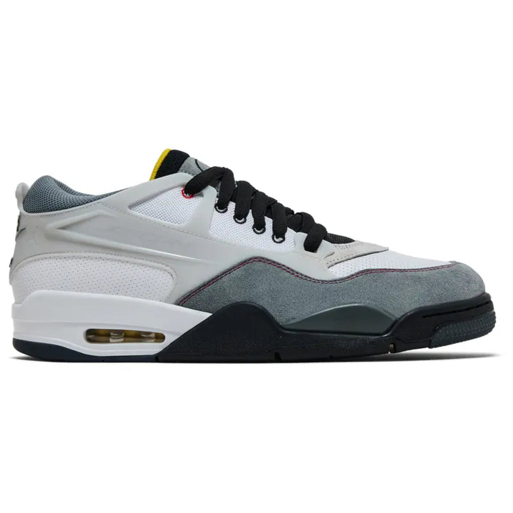 Jordan 4 RM Premium White Black Smoke Grey Fire Red