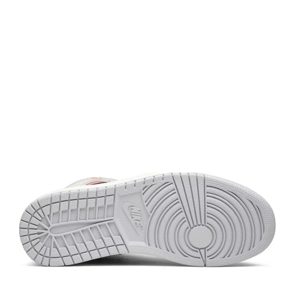 NIKE AIR JORDAN1 RETRO HIGH OG NEUTRAL GREY HYPER CRIMSON (NEW) (NEW)