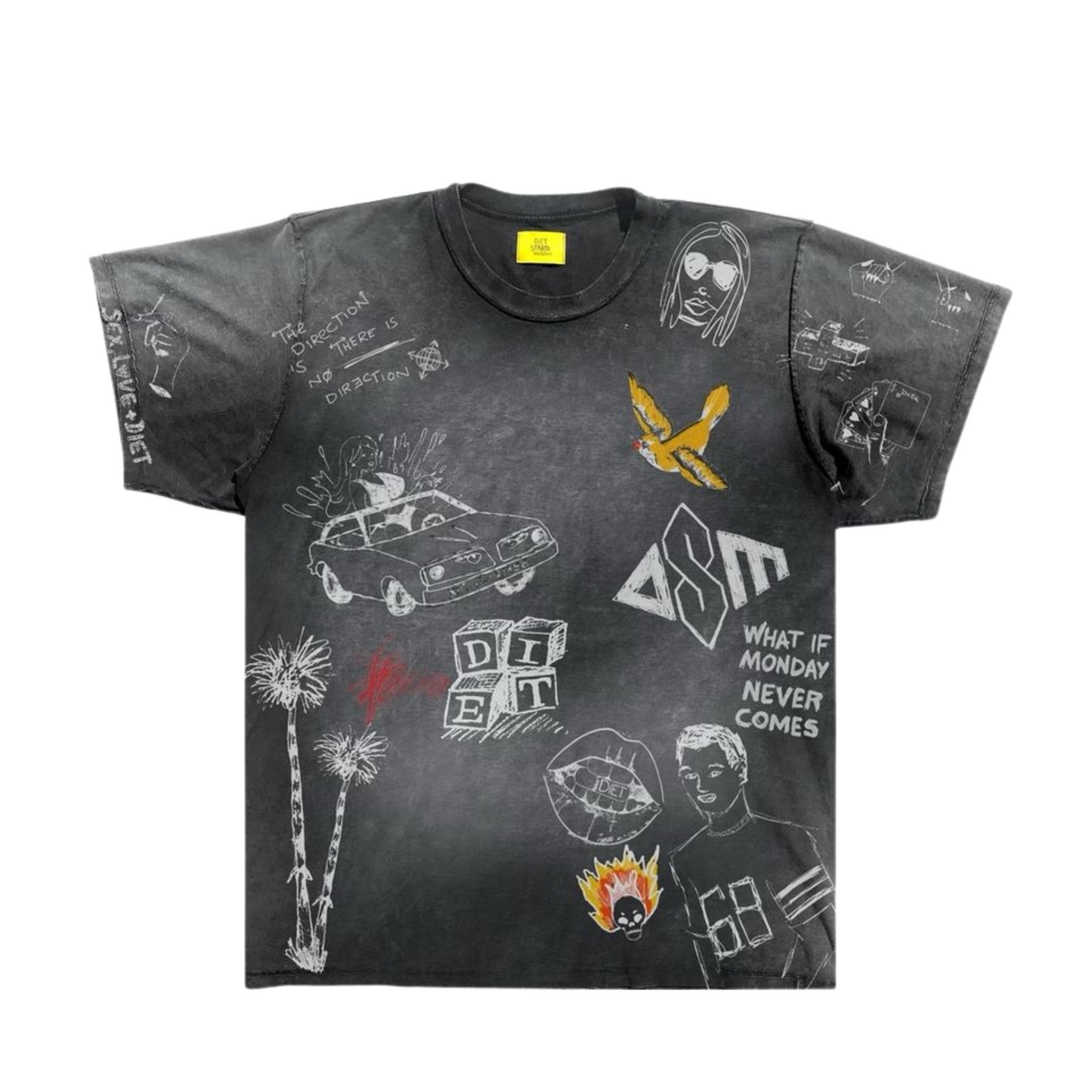 DSM "Doodle" Tee - (Vintage Black)