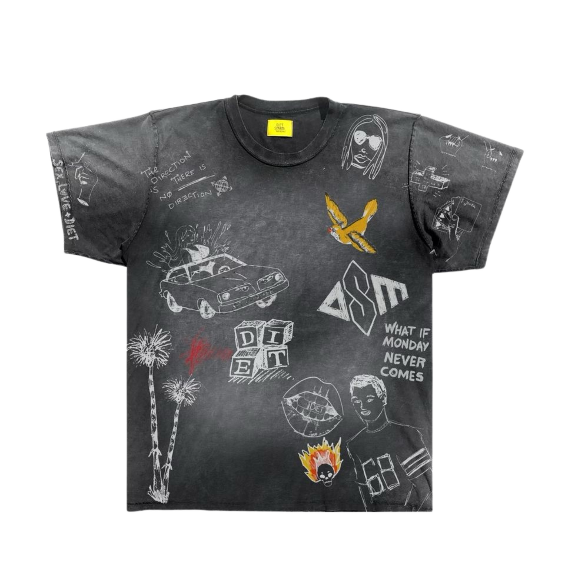 DSM "Doodle" Tee - (Vintage Black)