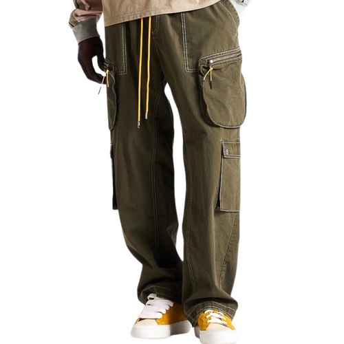 DSM "Contrast" Cargo Pants - Olive