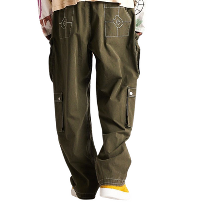 DSM "Contrast" Cargo Pants - Olive