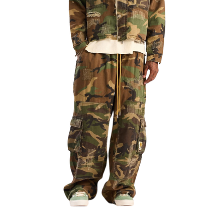 DSM Camo Cargo Pants (Green Camo)