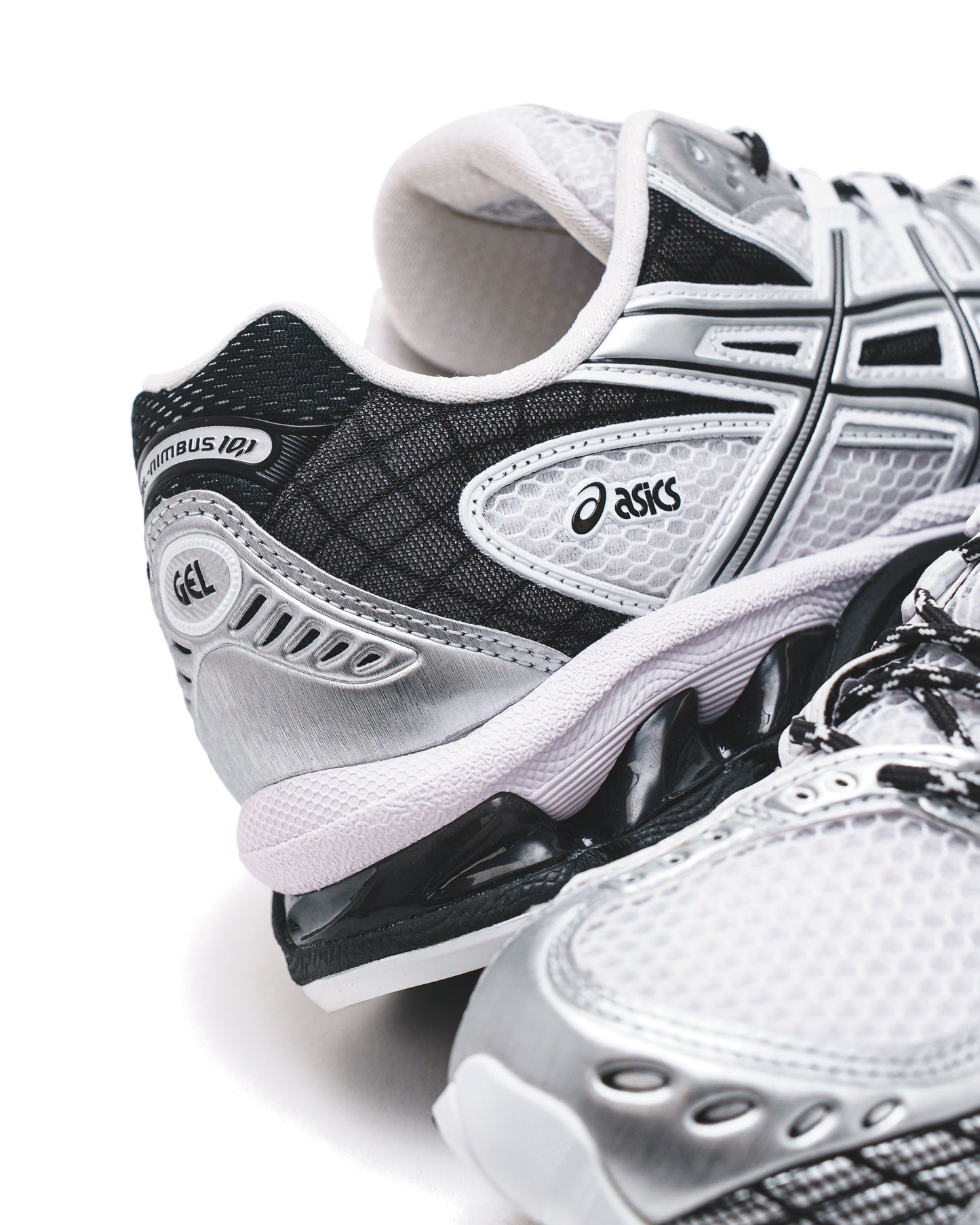Asics Unisex Gel-Nimbus 10.1 White Pure Silver 1203A543-113