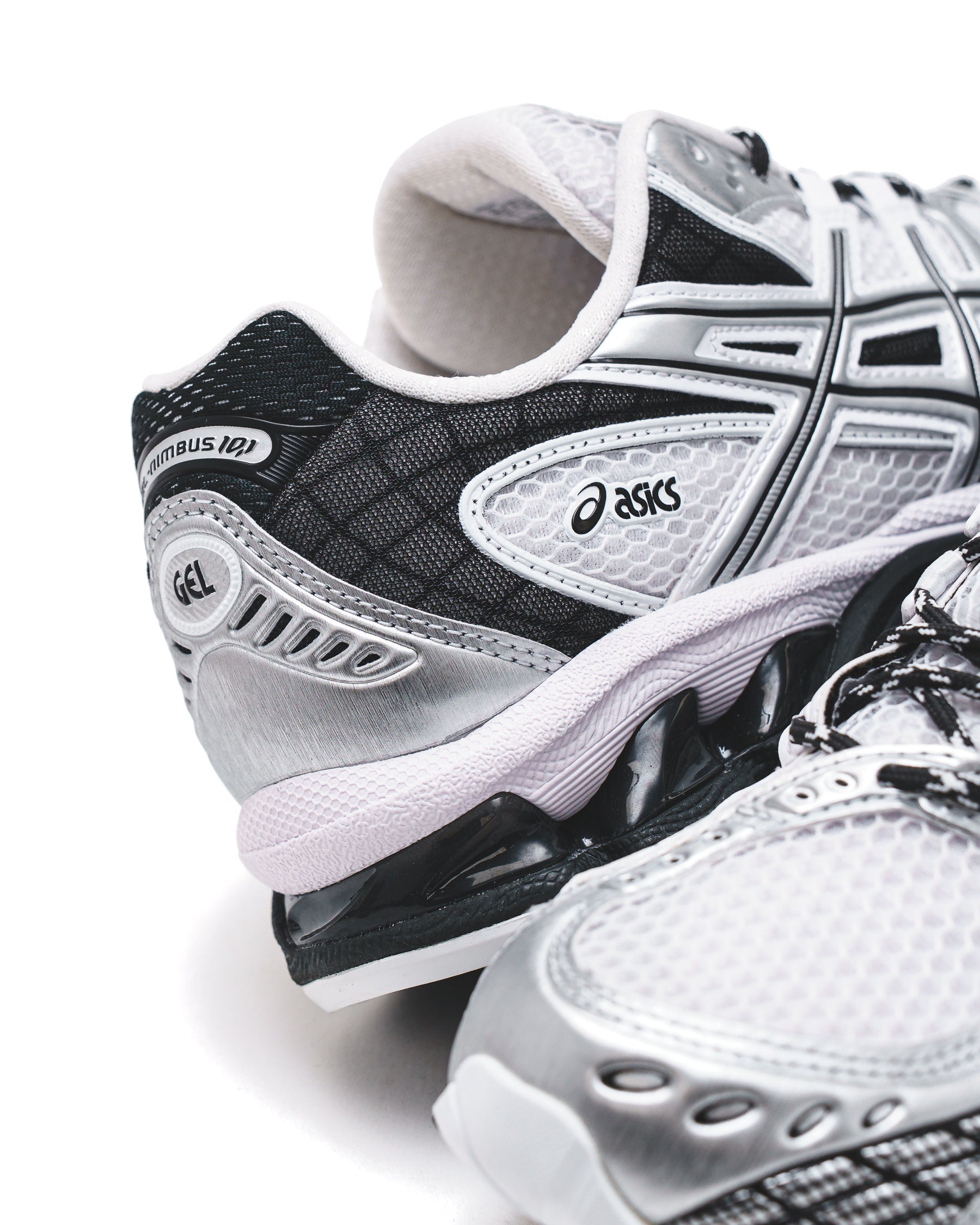 Asics Unisex Gel-Nimbus 10.1 White Pure Silver 1203A543-113