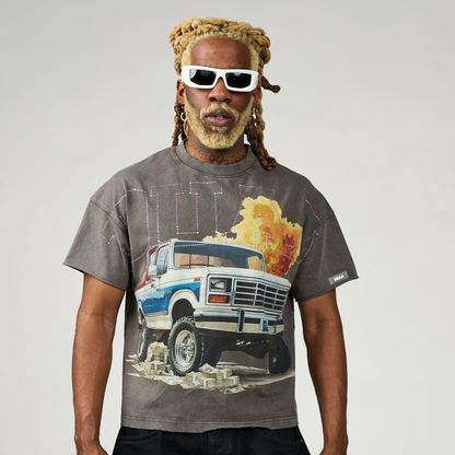 DUAA "Pull Up" SS Tee (Grey)