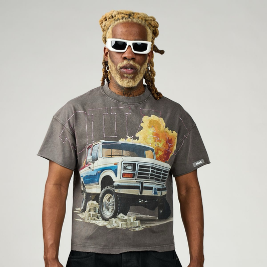DUAA "Pull Up" SS Tee (Grey)