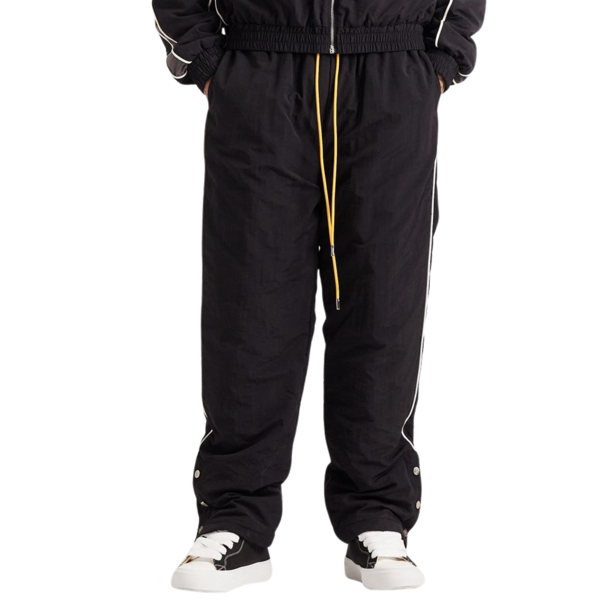 DSM "Reverso" Nylon Pant-Black/Grey