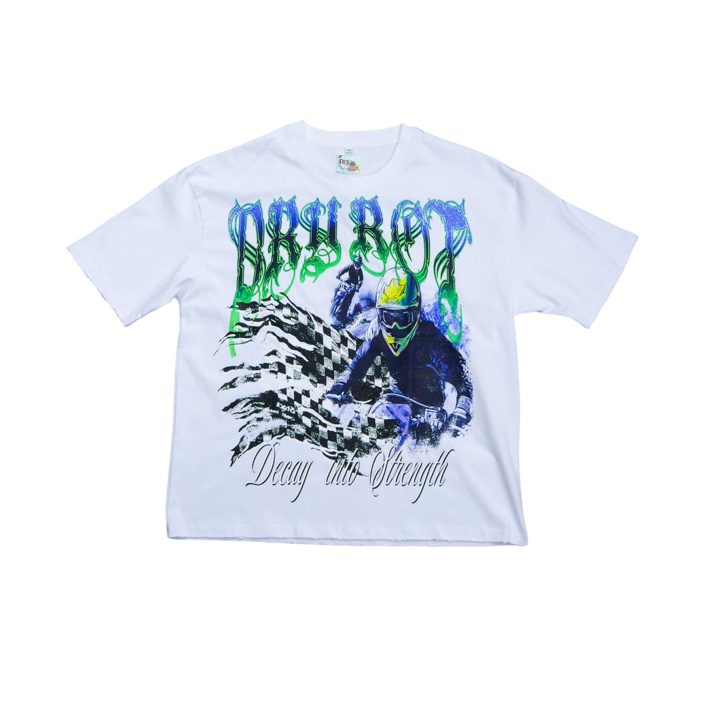 Dry Rot Motto T-shirt (White)