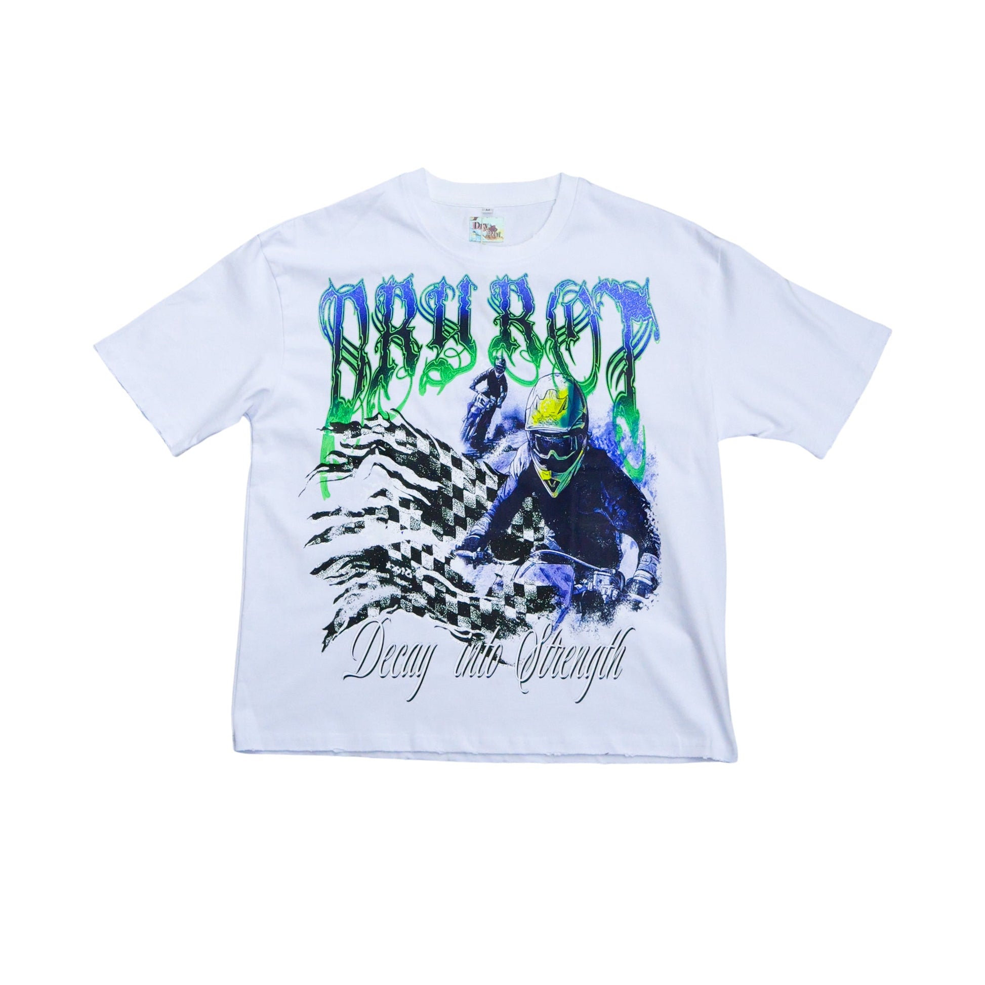 Dry Rot Motto T-shirt (White)