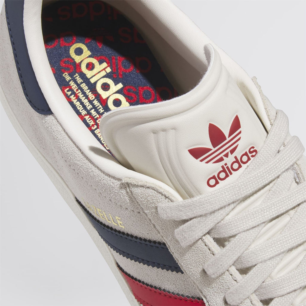 Gazelle Spikeless Golf Shoes Alumina/Night Indigo/Better Scarlet