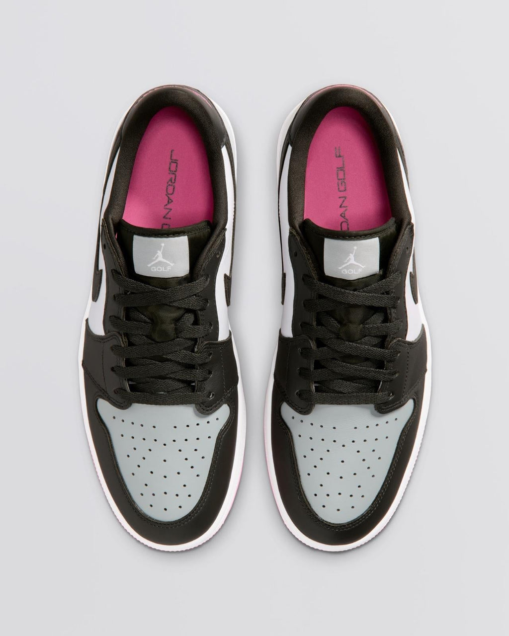 Air Jordan 1 Low Spikeless Golf Shoes White/Sequioa/Light Pumice/Pink Glow