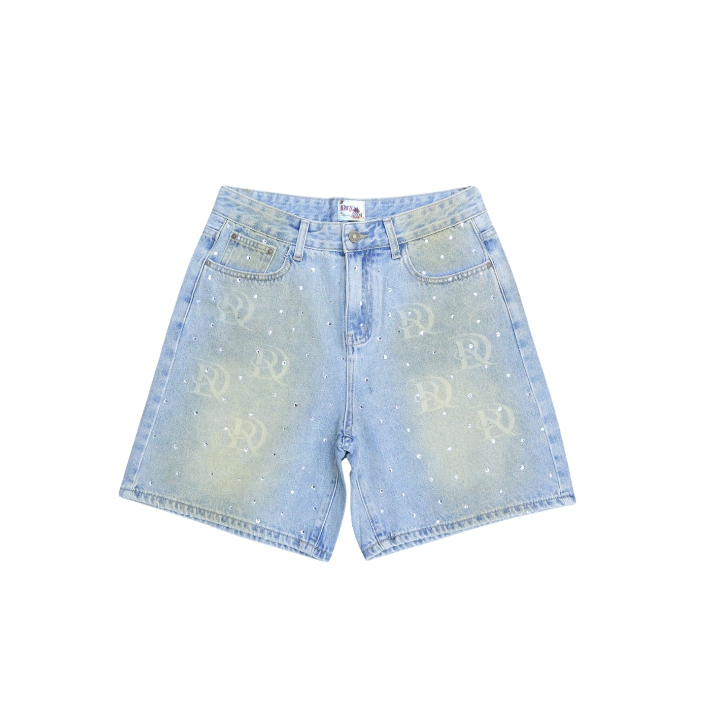 DRY ROT "MINED" DENIM SHORTS 2.0 (Light Wash)
