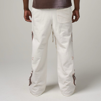 DUAA "Sun Kiss" Sweatpants (White)